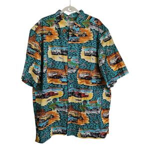 Reyn Spooner American Classics Hawaiian Shirt 3XL Chevrolet Chevy Bel Air NWT